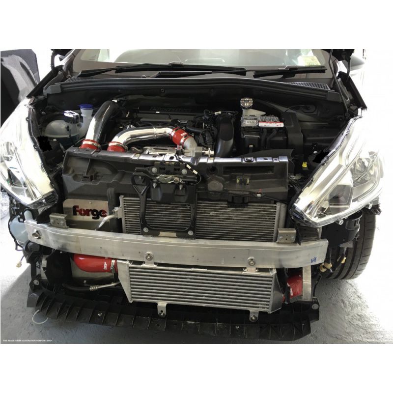 Intercooler / échangeur pour PEUGEOT 208 GTI 1.6 THP 200cv 208cv 08/2012 , montage en façade