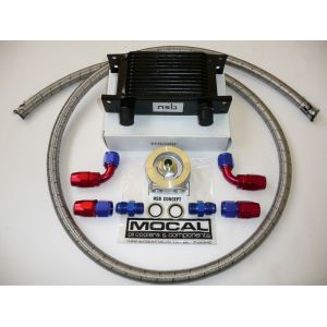 Matrice 115mm 13 rang&eacute;es Kit radiateur huile avec plaque standard MOCAL DASH10