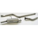 Ligne Groupe N INOX PEUGEOT 206 2.0 16V AVANT 2001