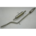 Ligne Groupe N INOX PEUGEOT 206 CC 1.6 16V