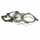 Bride 2 trous flange descente downpipe turbo GARETT GT25/GT28R/GT28RS/GT2871R/T25/T28