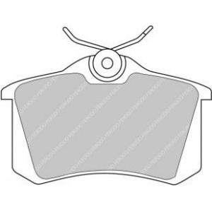 Plaquettes FERODO AUDIA3/A3SPORTBACK/A4/A4 QUATTRO/A6 QUATTRO/TT/TT QUATTRO.CITROENC2/C3.PEUGEOT307/405.PORSCHE928.
