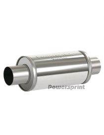 50mm - Silencieux inox POWERSPRINT à souder, corps 125mm, longueur 250mm