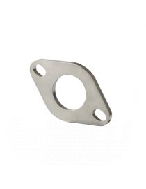 Flangia in acciaio inox a 2 fori per raccordo a saldare per tubo diametro 63,5 mm, spessore 8 mm