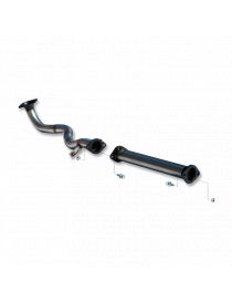 Tube afrique/ decatalyseur inox RC RACING reference TS316