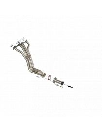 Collettore in acciaio inox RC RACING con tubo di collegamento, riferimento CE86TE86