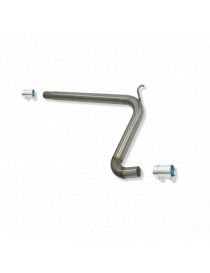 Escape intermedio de acero inoxidable RC RACING referencia TI-385AS