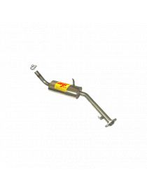 RC RACING Referenz TI-58C Mittelauspuff aus Edelstahl