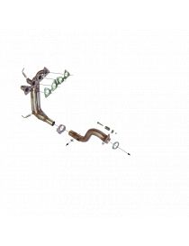 4-in-1 stainless steel manifold for CITROEN C4 1.6I 16V 04- 110HP, Hatchback, Coupe (Removes the catalytic converter)