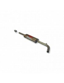 RC RACING Edelstahl-Zwischenschalldämpfer für RENAULT MEGANE II 2.0 16V COUPE CABRIO Motor F4R 03-