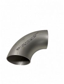 76,1 x 2 mm - Gomito 90° in acciaio inossidabile 304L laminato 3D saldato