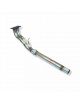 Tube afrique/ decatalyseur inox RC RACING reference TS296