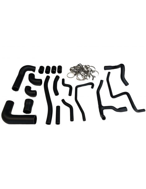 MASERATI 3200 GT 3.2 32V V8 bi-turbo 10/1998-03/2002 Kit 18 durites d'eau silicone REDOX