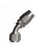 Raccord coudé 45° pour durite DASH (AN) tressée inox