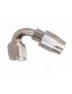Raccord coudé 120° pour durite DASH (AN) tressée inox