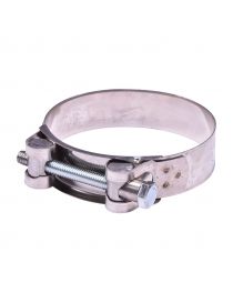 Collier inox renforcé NSB pour durite silicone diamètre intérieur 2,75" ou 70mm 