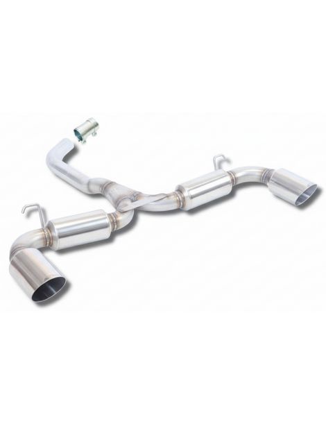 Silencieux Arrière Inox 2 Corps RC RACING Ford Focus MK4 ST 2.3 280CV 18+