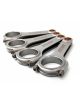 Bielles forgées longues Mitsubishi 2.0 16v 4G63 7 boulons axe 22 mm entraxe 156 mm pour pistons forgés
