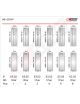 Coussinets de vilebrequin trimétal King Audi VW 5 cylindres NG RT JS HP WN