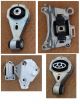 Kit 4 silent bloc durs / supports renforcés Groupe N pour RENAULT Megane 3 RS Phase 1 2.0 16V F4R 11/2008-03/2012