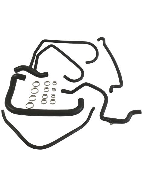 Set van 5 REDOX siliconen waterslangen met klemmen voor PEUGEOT 205 RALLYE 1.3 8V