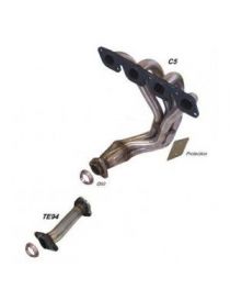 4-in-1-Edelstahlkrümmer für FORD FIESTA 1.6S 8V 84-89