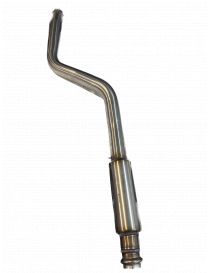 RC RACING Referenz TI-100AC Mittelauspuff aus Edelstahl