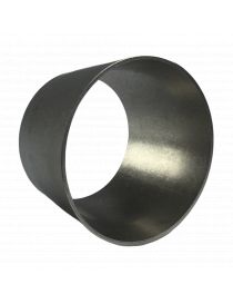 Riduttore conico simmetrico in acciaio inox, diametro 76,1-60,3 mm, lunghezza 47 mm, spessore 2 mm