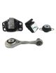 RENAULT CLIO II RS2 172 PS 182 PS Kit 4 ROHNCOR verstarkte Gummi-Silentblocke Gruppe N