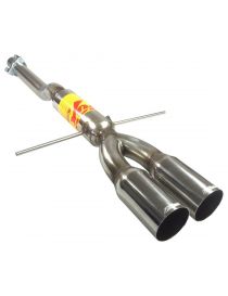 RC RACING part number and379-GN Stainless steel exhaust silencer