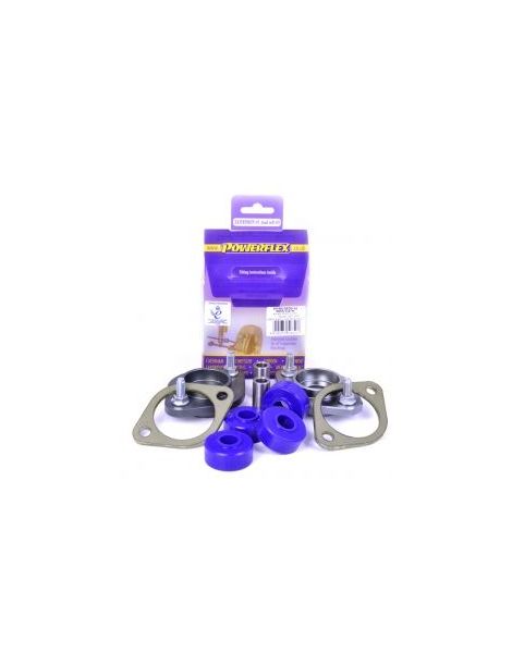 kit BMW E36 Compact 2 soportes de puntal con bujes rÃ­gidos POWERFLEX rendimiento Amortiguadores traseros con varilla de 12 mm