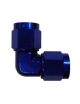 Adaptador hembra a hembra de 90Â° DASH 4 (JIC 7/16")