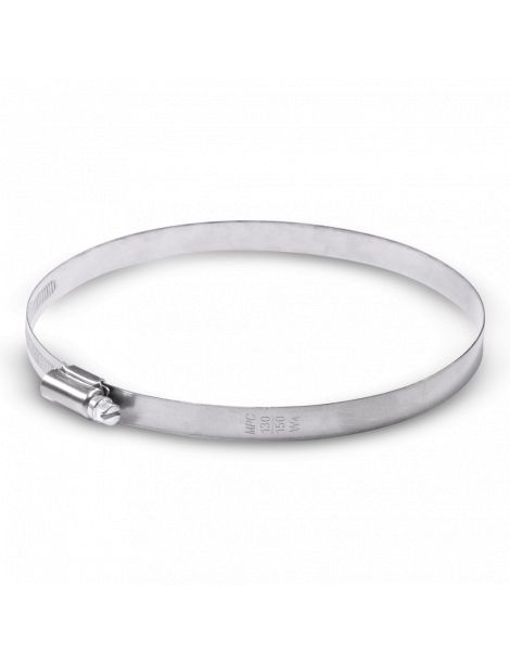 140-160mm - Collier de serrage inox largeur 12mm