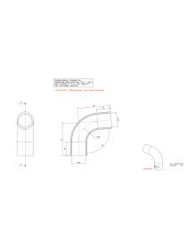 13mm - manchon silicone coude 45° 3 plis﻿