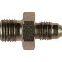 Adaptador recto macho a macho de 1/2" BSP - DASH 8 (JIC 3/4")