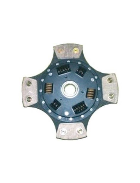 Disque embrayage renforce metal fritte amorti 4 patins SAFFA diametre 215mm, reference EMB-2614