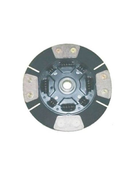 Disque embrayage renforce metal fritte amorti 4 patins SAFFA diametre 215mm, reference EMB-2610