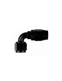 Raccord coudé 90 degrés pour durite DASH AN6 JIC 9/16" coloris NOIR