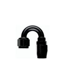 DASH 8 / AN 8 Raccord 180° pour durite Série 200/210, filetage: UNF-JIC 3/4", coloris NOIR