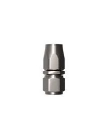 Raccord droit pour durite DASH AN8 JIC 3/4" coloris ARGENT