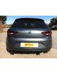 SEAT LEON CUPRA 2.0 16V TSI 265/280hp 2013- Muffler exhaust Sport 1x73mm RC RACING, outlets 73mm