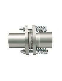 55mm - Compensateur inox mâle/femelle