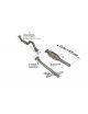 African pipe/decatalytic converter for SEAT LEON 1.6 16V 105hp Engine BCB 01-,
