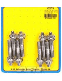 8 mm x 1,25 (M8) - Satz mit 8 verstärkten ARP-Edelstahl-300-Stehbolzen mit Muttern (12-kant), 51 mm Länge