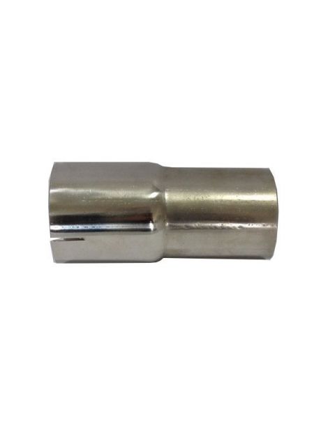 Female fitting for 70mm pipe to weld edge to edge w/ 70mm pipe, total length: 150mm, supplied w/ U-shaped clamp