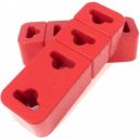 supporto antivibrante di scarico universale, modelli di bulloni da 36, __64 e 92 mm