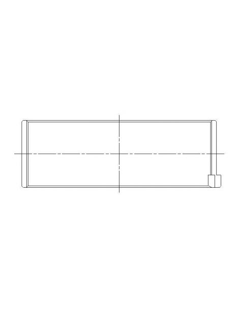 ACL Races Serie 4B2903HX-STD Trimetal Drijfstanglagerset, Maat HX