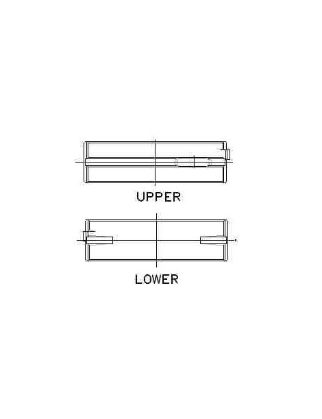 ACL Race Series 7M2092H-010 tri-metal Crankshaft Bearing Set, Size 010