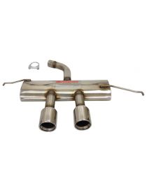 RC RACING stainless steel exhaust (dual 101mm outlets) for VOLKSWAGEN GOLF V, 2.0 TURBO FSI 200hp engine, w/ R32 bumper