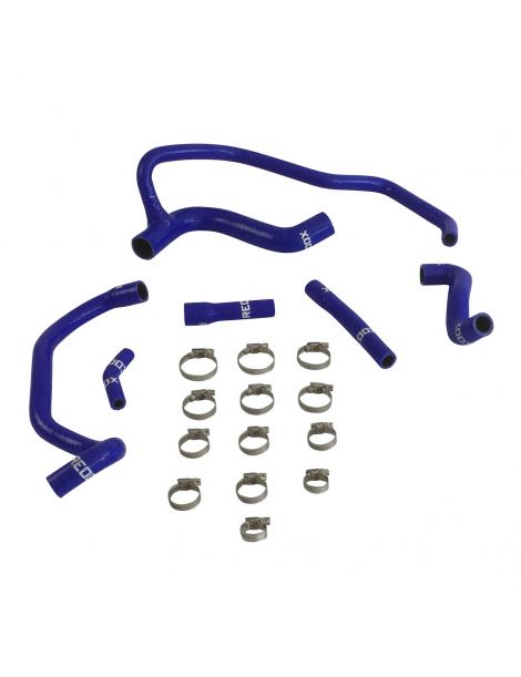 PEUGEOT 405 Mi16 Kit 6 durites silicone huile REDOX avec colliers